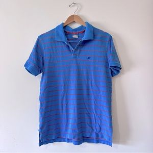 Vintage Y2K Nike Stripe Pique Polo